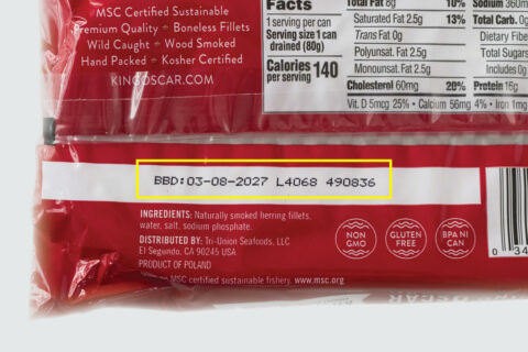 King Oscar Kipper Snacks Best By Date